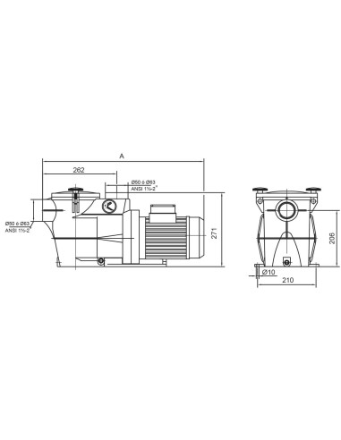 Bomba piscina KORAL- KSE Kripsol